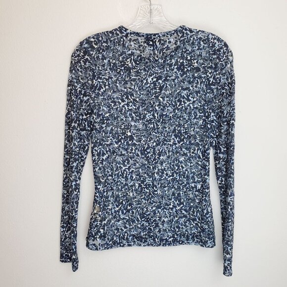 Scotch & Soda Printed Lace Top in blue - Picture 12 of 13